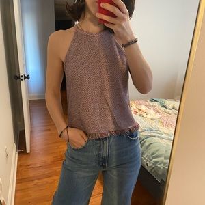 Zara, pink top, size S